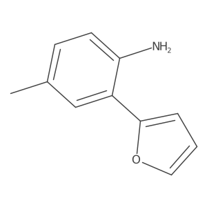 2-(Furan-2-yl)-4-methylaniline Structure