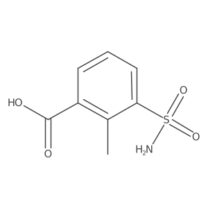 2-Methyl-3-sulfamoylbenzoic acid结构式