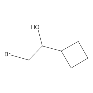 2-Bromo-1-cyclobutylethan-1-ol Structure