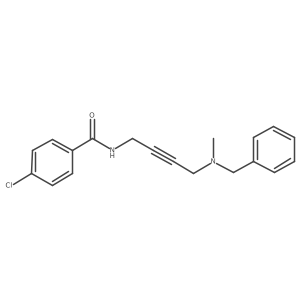 N-[4-[benzyl(methyl)amino]but-2-ynyl]-4-chloro-benzamide Structure