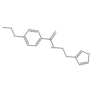 4-Ethoxy-N-[2-(furan-3-YL)ethyl]benzamide Structure