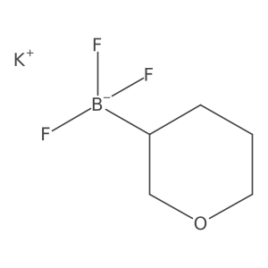 Potassium trifluoro(oxan-3-yl)boranuide Structure