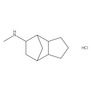 N-methyltricyclo[5.2.1.0,2,6]decan-8-aminehydrochloride结构式