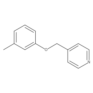 4-[(3-Methylphenoxy)methyl]pyridine结构式
