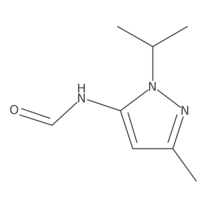 N-(5-methyl-2-propan-2-ylpyrazol-3-yl)formamide Structure