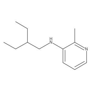 N-(2-Ethylbutyl)-2-methylpyridin-3-amine结构式