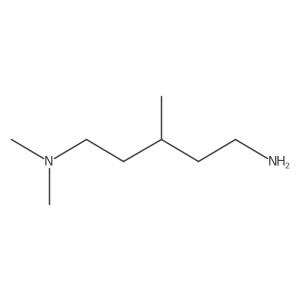 (5-Amino-3-methylpentyl)dimethylamine结构式