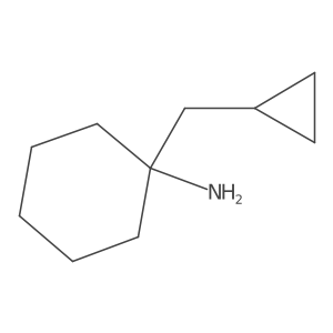1-(Cyclopropylmethyl)cyclohexan-1-amine结构式