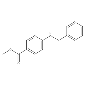 Methyl 6-((pyridin-3-ylmethyl)amino)nicotinate结构式