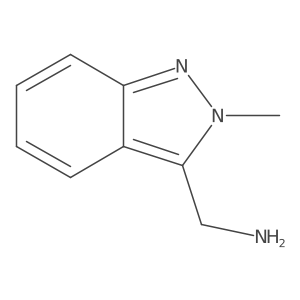 (2-Methylindazol-3-yl)methanamine结构式
