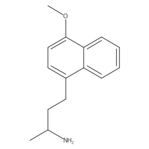4-(4-Methoxynaphthalen-1-yl)butan-2-amine结构式