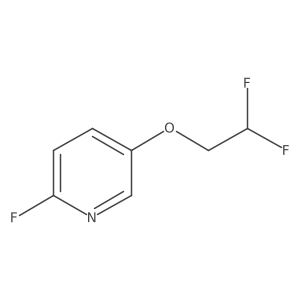 5-(2,2-Difluoroethoxy)-2-fluoropyridine结构式