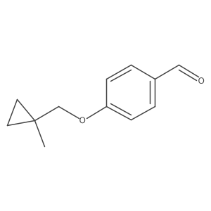 4-((1-Methylcyclopropyl)methoxy)benzaldehyde结构式