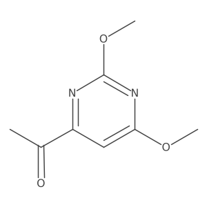 1-(2,6-Dimethoxy-4-pyrimidinyl)ethanone结构式