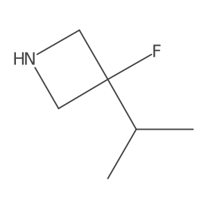 3-Fluoro-3-isopropyl-azetidine结构式