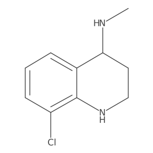 8-chloro-N-methyl-1,2,3,4-tetrahydroquinolin-4-amine Structure