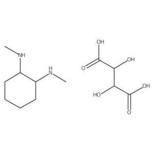 (1S,2S)-N1,N2-Dimethylcyclohexane-1,2-diamine (2S,3S)-2,3-dihydroxysuccinate结构式