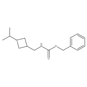 benzyl N-{[1-(propan-2-yl)azetidin-3-yl]methyl}carbamate Structure