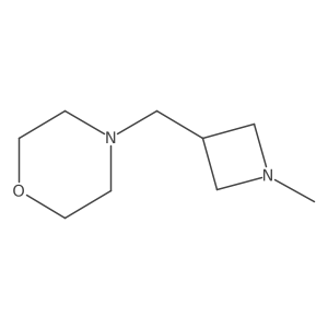 4-((1-Methylazetidin-3-yl)methyl)morpholine结构式