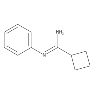 N-phenylcyclobutanecarboximidamide Structure