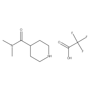 N,N-Dimethylpiperidine-4-carboxamide 2,2,2-trifluoroacetate Structure