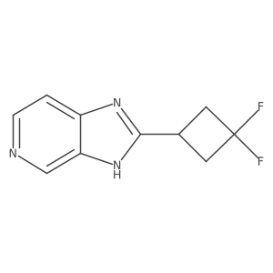 2-(3,3-difluorocyclobutyl)-3H-imidazo[4,5-c]pyridine Structure