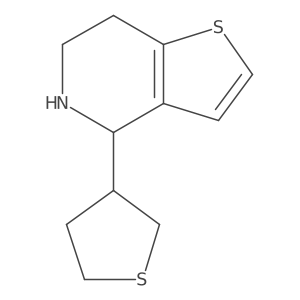 4-(Thiolan-3-yl)-4H,5H,6H,7H-thieno[3,2-c]pyridine结构式