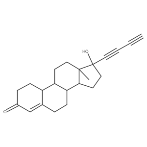 17-alpha-Butadiynyl-17-beta-hydroxyestr-4-en-3-one结构式