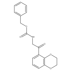 benzyl N-[2-(2,3-dihydro-1,4-benzodioxin-5-yl)-2-oxoethyl]carbamate Structure