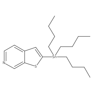 2-(Tributylstannyl)thieno[2,3-c]pyridine结构式