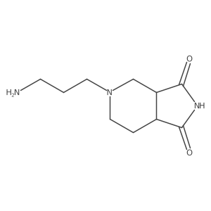 5-(3-aminopropyl)hexahydro-1H-pyrrolo[3,4-c]pyridine-1,3(2H)-dione结构式