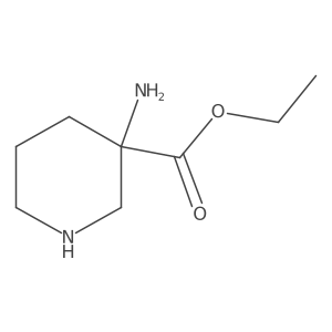 Ethyl 3-aminopiperidine-3-carboxylate Structure