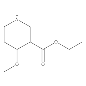 Ethyl 4-methoxypiperidine-3-carboxylate Structure