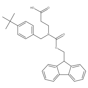 3-{[(4-tert-butylphenyl)methyl]({[(9H-fluoren-9-yl)methoxy]carbonyl})amino}propanoic acid Structure