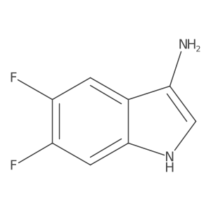 5,6-Difluoro-1H-indol-3-amine结构式