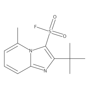 2-Tert-butyl-5-methylimidazo[1,2-a]pyridine-3-sulfonyl fluoride Structure