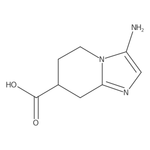 3-amino-5H,6H,7H,8H-imidazo[1,2-a]pyridine-7-carboxylic acid结构式