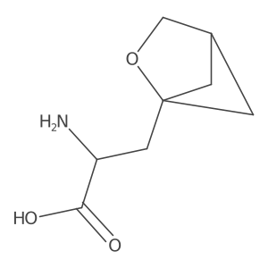 (2S)-2-amino-3-{2-oxabicyclo[2.1.1]hexan-1-yl}propanoic acid结构式