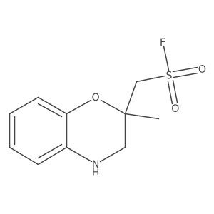 (2-methyl-3,4-dihydro-2H-1,4-benzoxazin-2-yl)methanesulfonyl fluoride Structure
