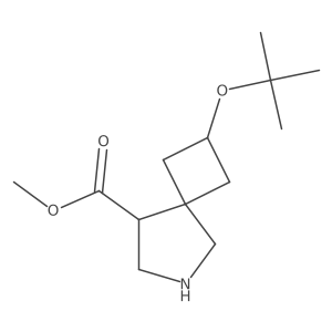 Methyl 2-(tert-butoxy)-6-azaspiro[3.4]octane-8-carboxylate Structure