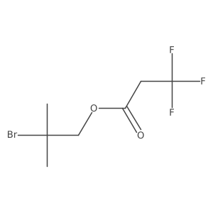 2-Bromo-2-methylpropyl 3,3,3-trifluoropropanoate Structure
