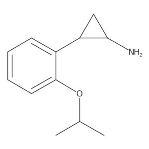 rac-(1R,2S)-2-[2-(propan-2-yloxy)phenyl]cyclopropan-1-amine Structure