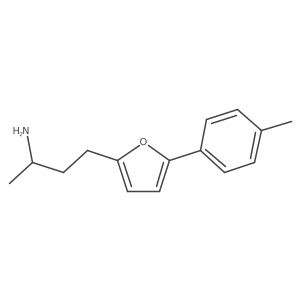 (2S)-4-[5-(4-methylphenyl)furan-2-yl]butan-2-amine Structure