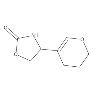 4-(3,4-dihydro-2H-pyran-5-yl)-1,3-oxazolidin-2-one Structure