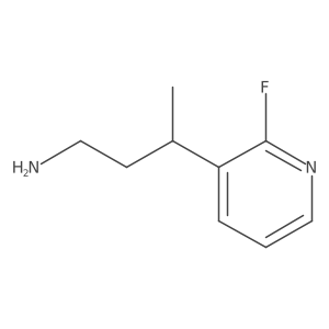 3-(2-Fluoropyridin-3-yl)butan-1-amine结构式
