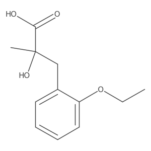 3-(2-Ethoxyphenyl)-2-hydroxy-2-methylpropanoic acid结构式