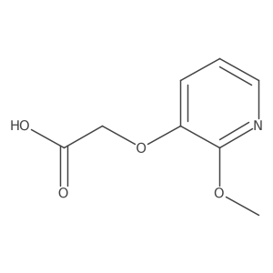 2-[(2-Methoxypyridin-3-yl)oxy]acetic acid Structure