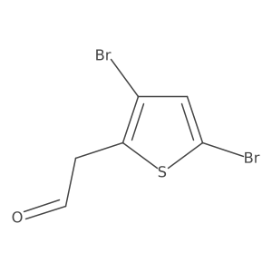 2-(3,5-Dibromothiophen-2-yl)acetaldehyde Structure