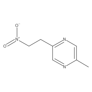 2-Methyl-5-(2-nitroethyl)pyrazine Structure