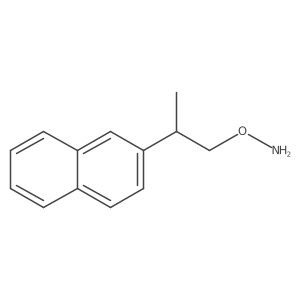 O-[2-(naphthalen-2-yl)propyl]hydroxylamine结构式